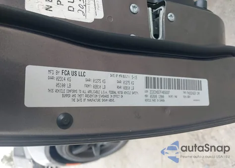 2015 Dodge Charger Se из США, поврежденный, VIN 2C3CDXBG7FH856697